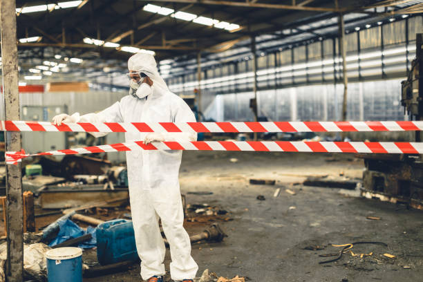 Professional Crime Scene Cleanup technician working in Strongsville, OH